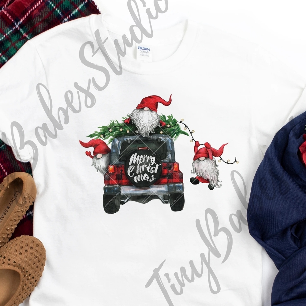 Gnomes Jeep T-Shirt